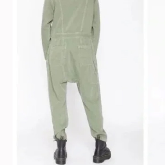 Sandrine Rose xFree People Army Zippers & Pockets Coverall Jumpsuit SzXS or SzS - Picture 11 of 16